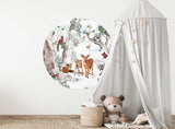 Round wall sticker - Magical Forest Annet Weelink Design