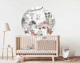 Round wall sticker - Cirque du Fantasy Annet Weelink Design