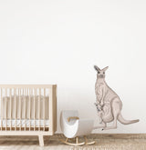 Single Wall Decal - Kangaroo