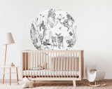 Round wall sticker - Magical Forest Annet Weelink Design