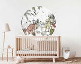 Round wall sticker - Prehistoric Annet Weelink Design