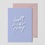 Greeting card - CRAP Annet Weelink Design