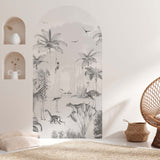 Selbstklebendes Bogendekor für Wände - Wildlife's Playground