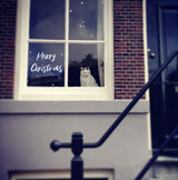 Set di adesivi per finestre di Natale - Vischio e Buon Natale