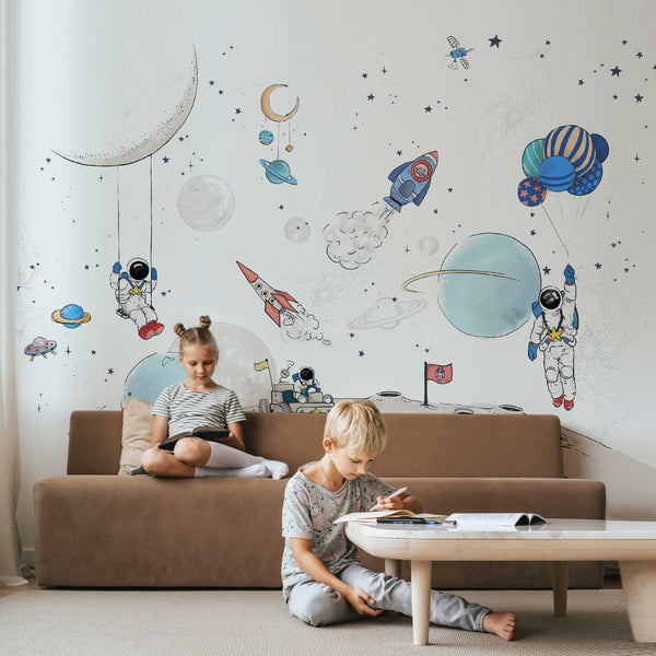 INTO THE GALAXY LIGHT: WALLPAPER AND PAINT COMBINATIONS
