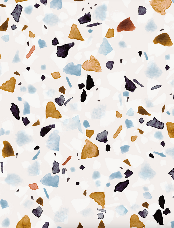 Terrazzo: Wallpaper and paint combinations
