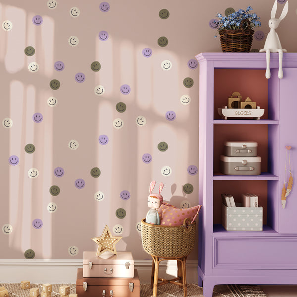 SMILEY BEIGE: WALLPAPER AND PAINT COMBINATIONS