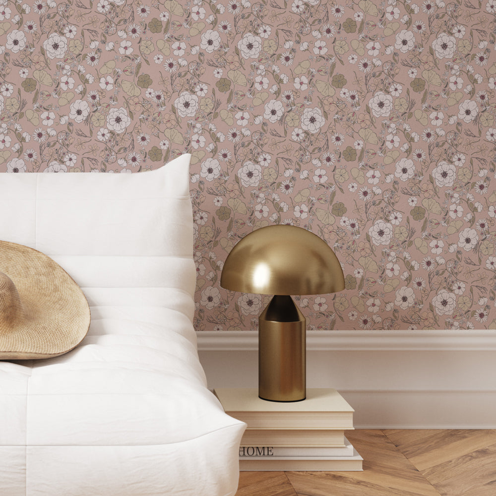 Flower Wallpaper - Alva Flower | High-Quality Designer Wallpaper ...
