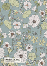 Papier peint fleuri - Alva Flower