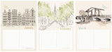 Calendario de cumpleaños - ICONOS DE ÁMSTERDAM - A4 - Perpetuo