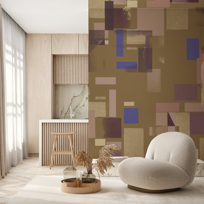 Gold Wallpaper - Bauhaus
