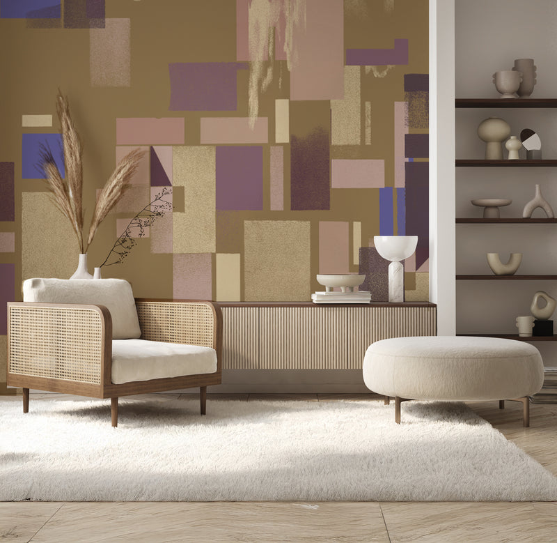 Gold Wallpaper - Bauhaus