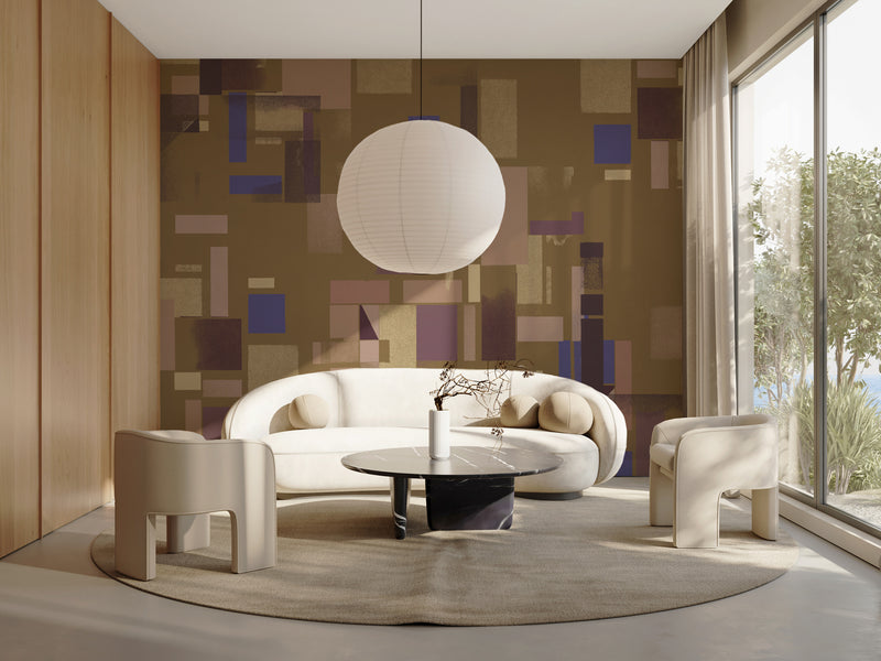Gold Wallpaper - Bauhaus