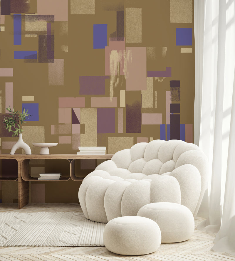 Gold Wallpaper - Bauhaus