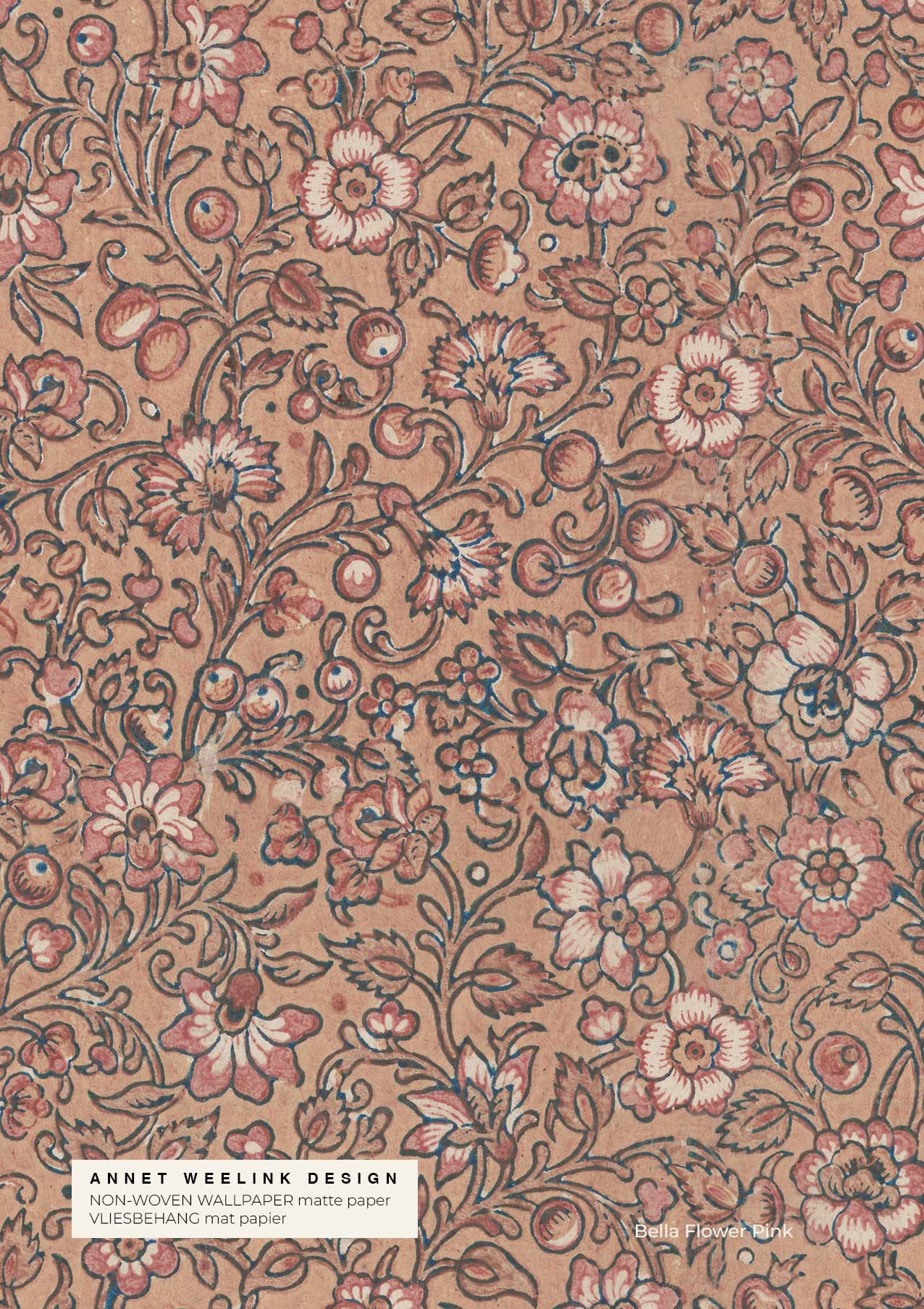 Sampling Flower Wallpaper Sample - Bella Flower | High-Quality Designer Wallpaper ...