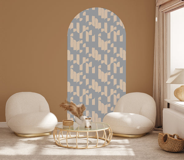 Peel and Stick Arch Wallpaper Decal - Brick Bop