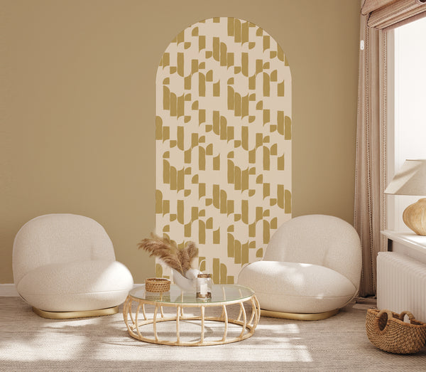 Peel and Stick Arch Wallpaper Decal - Brick Bop