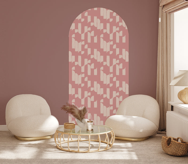Peel and Stick Arch Wallpaper Decal - Brick Bop