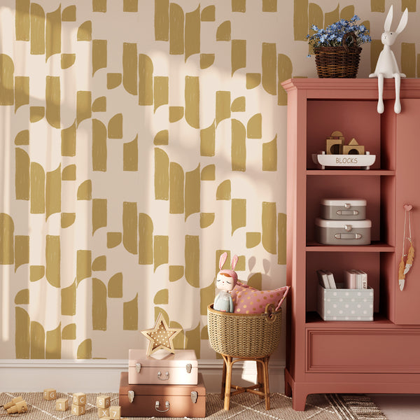 Wallpaper on roll - Brick Bop