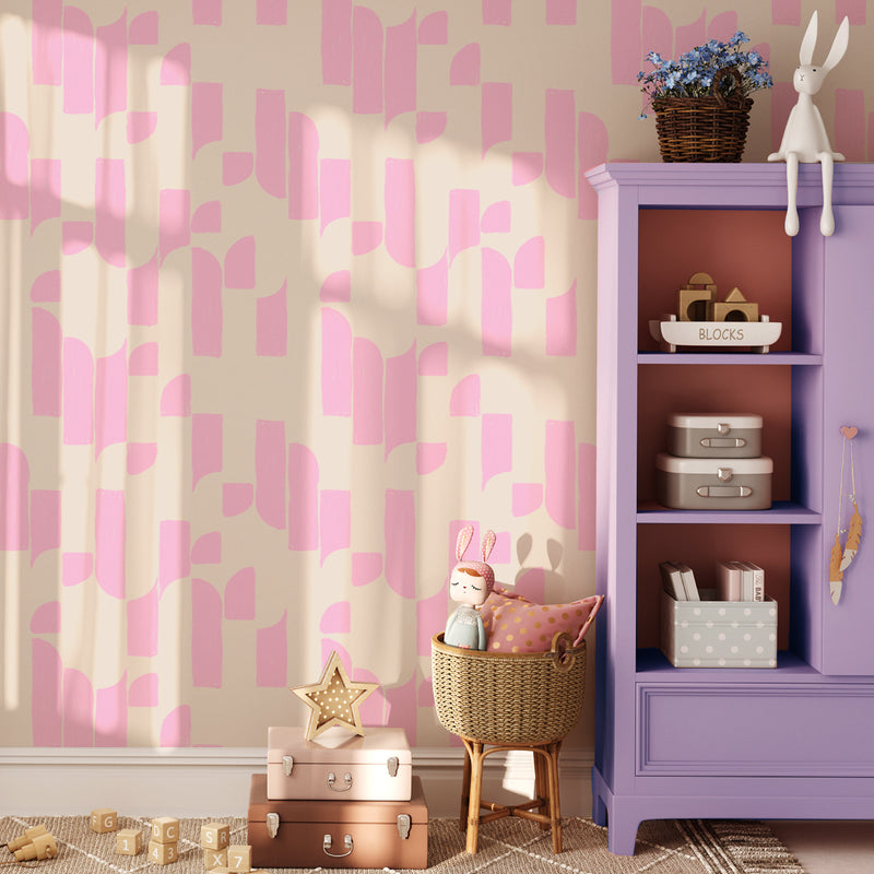 Wallpaper on roll - Brick Bop