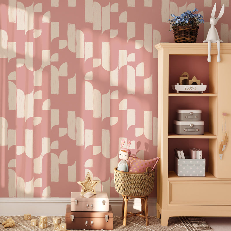 Wallpaper on roll - Brick Bop