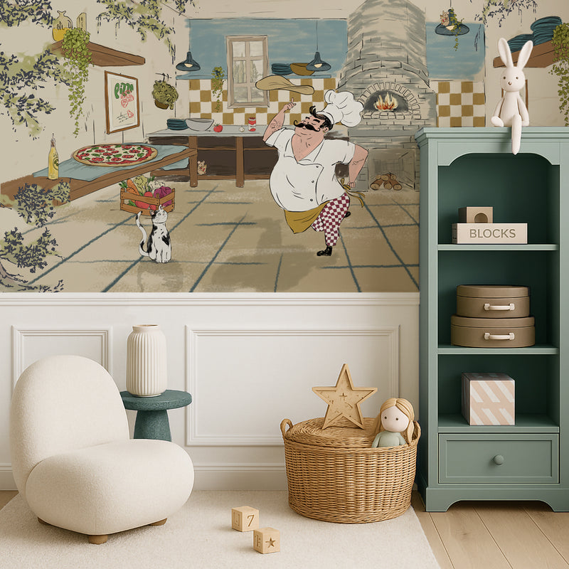 Fun Food Wallpaper - Chef Italiano