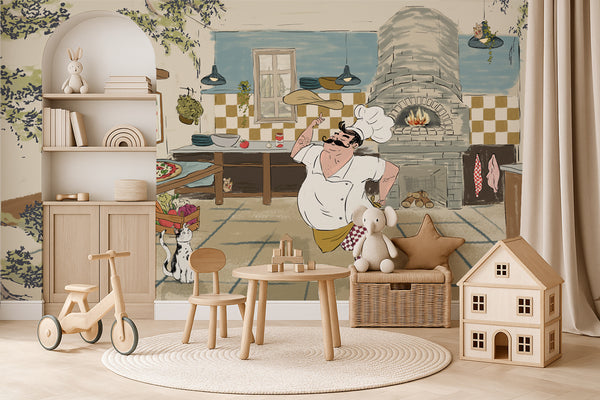 Fun Food Wallpaper - Chef Italiano