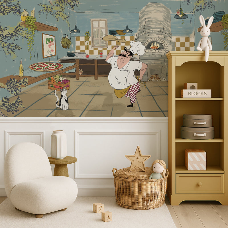 Fun Food Wallpaper - Chef Italiano