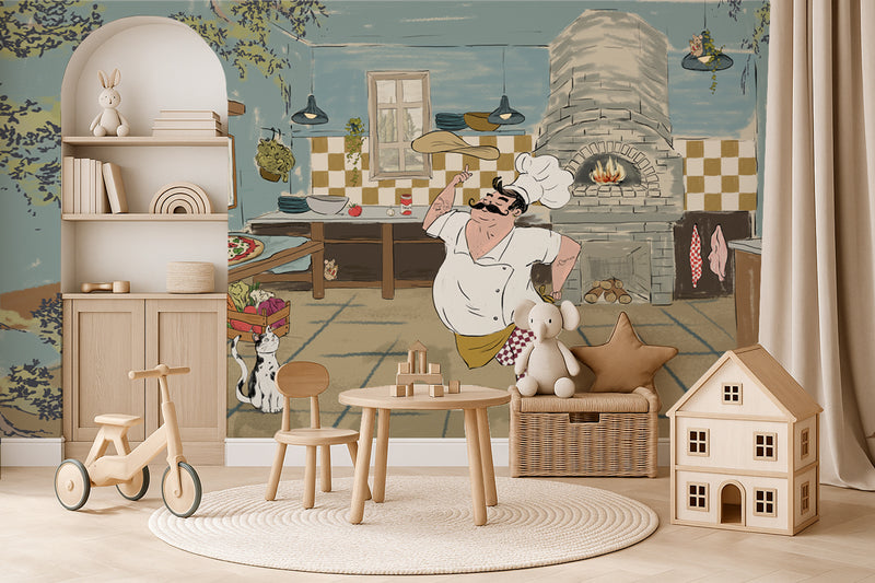 Fun Food Wallpaper - Chef Italiano