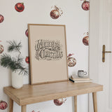 Autocollant mural de Noël - Ornements de Noël (ensemble de 7)