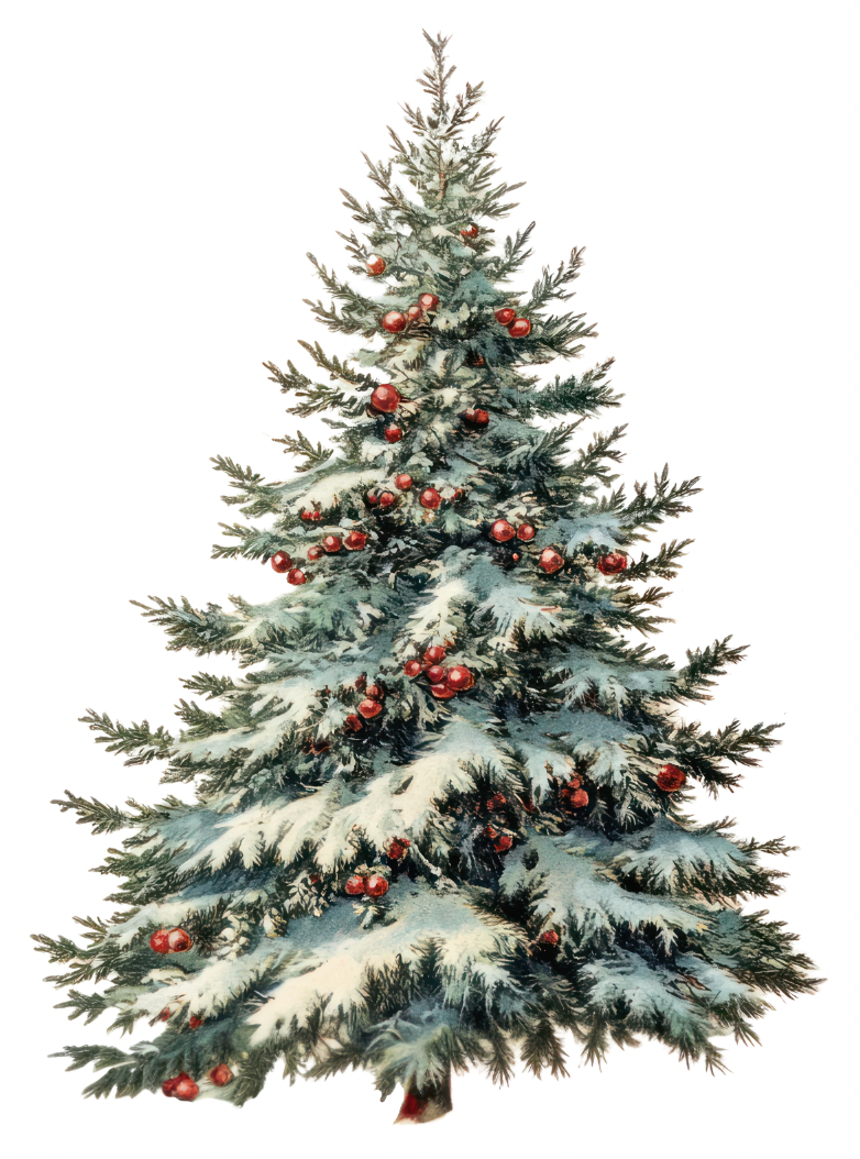 Kerstmuursticker - Kerstboom