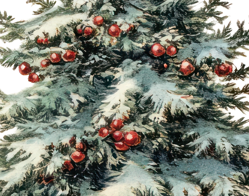 Kerstmuursticker - Kerstboom