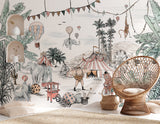 Papier peint Cirque Du Fantasy - 300cm de largeur x 280cm de hauteur - papier mat - seconde chance