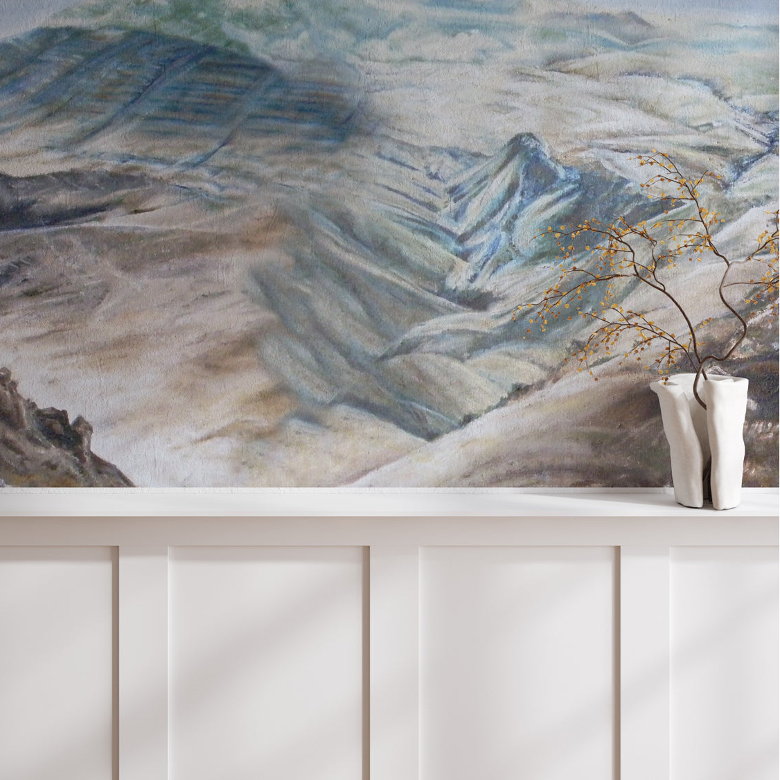 Landschap Behang - Crystal Haze | Hoogwaardige Designer Behang - Annet ...