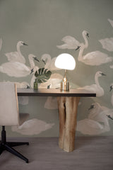 Oiseau Papier peint - Dancing Swan