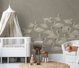 Oiseau Papier peint - Dancing Swan