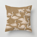 Outdoor-Kissen - Dancing Swan