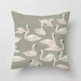 Outdoor-Kissen - Dancing Swan