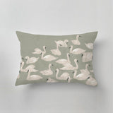 Outdoor-Kissen - Dancing Swan
