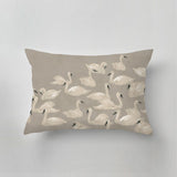 Outdoor-Kissen - Dancing Swan