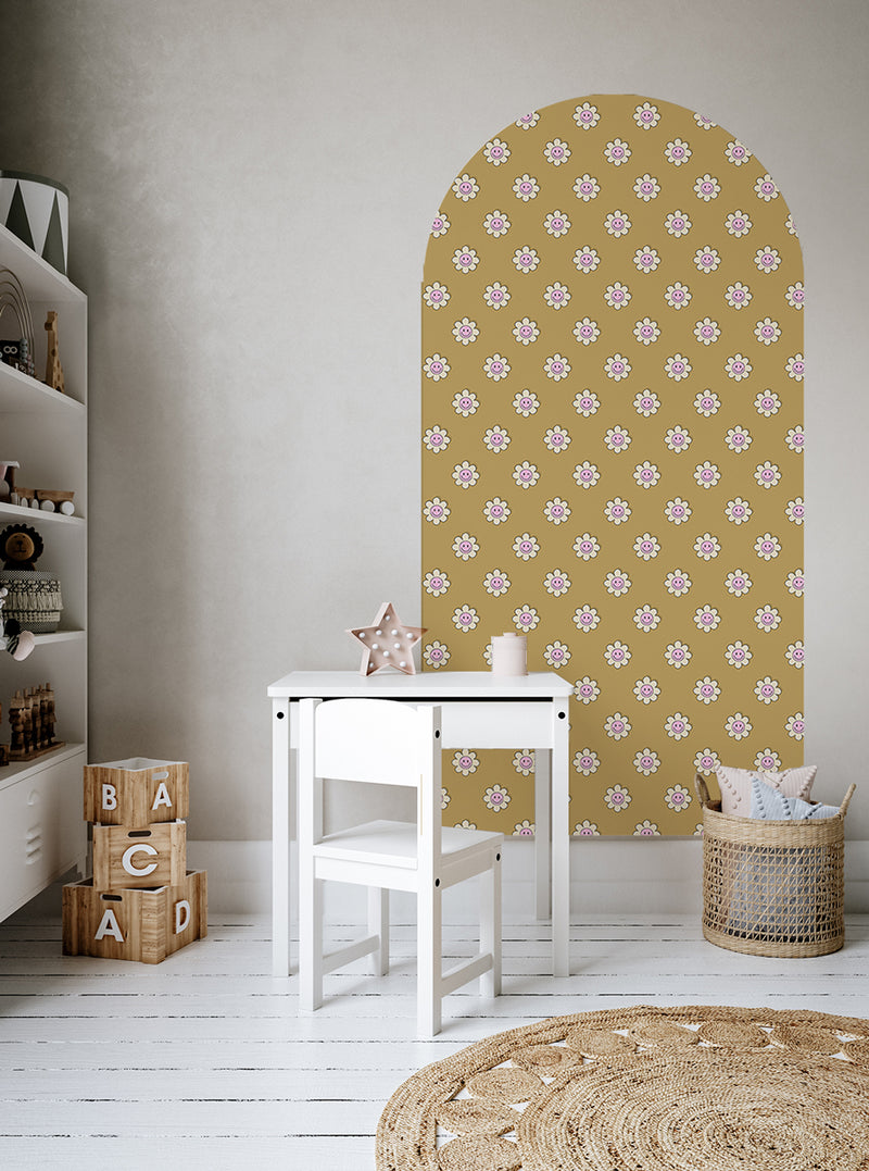 Peel and Stick Arch Wallpaper Decal - Dandy Daisy