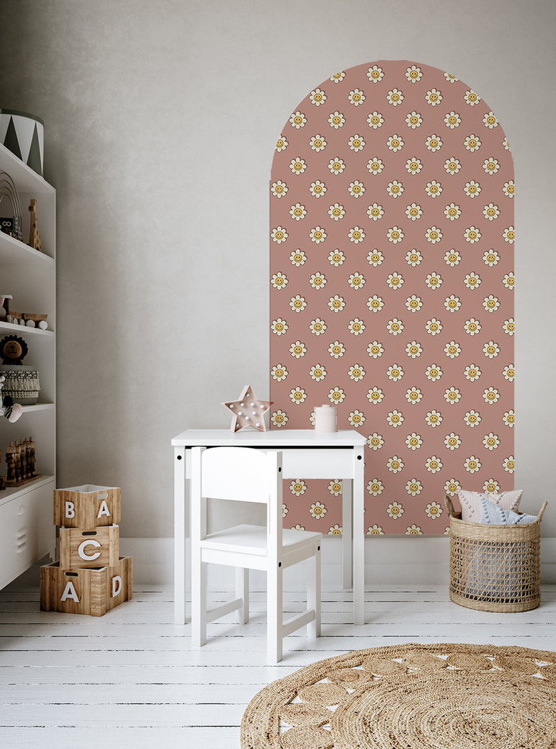 Peel and Stick Arch Wallpaper Decal - Dandy Daisy