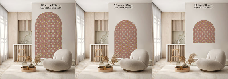 Peel and Stick Arch Wallpaper Decal - Dandy Daisy