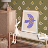 Wallpaper on roll - Dandy Daisy