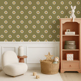 Wallpaper on roll - Dandy Daisy