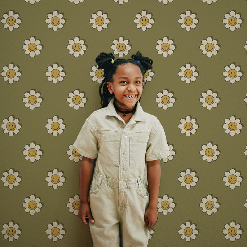 Wallpaper on roll - Dandy Daisy