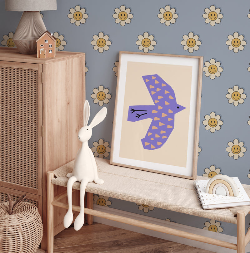 Wallpaper on roll - Dandy Daisy