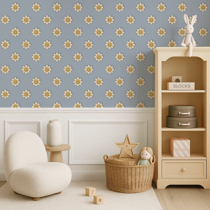 Wallpaper on roll - Dandy Daisy