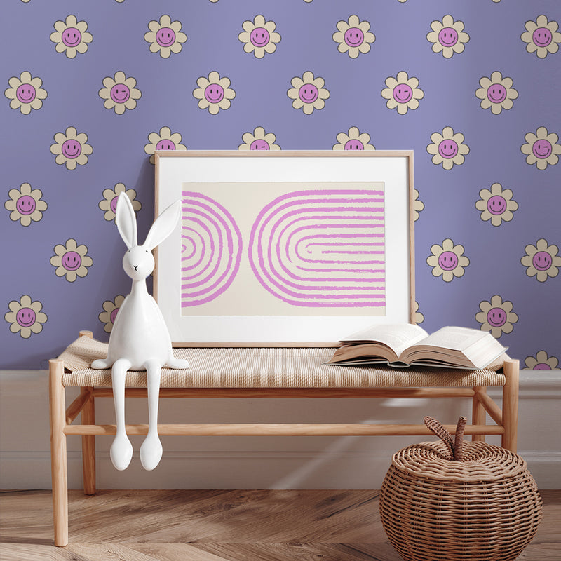 Wallpaper on roll - Dandy Daisy