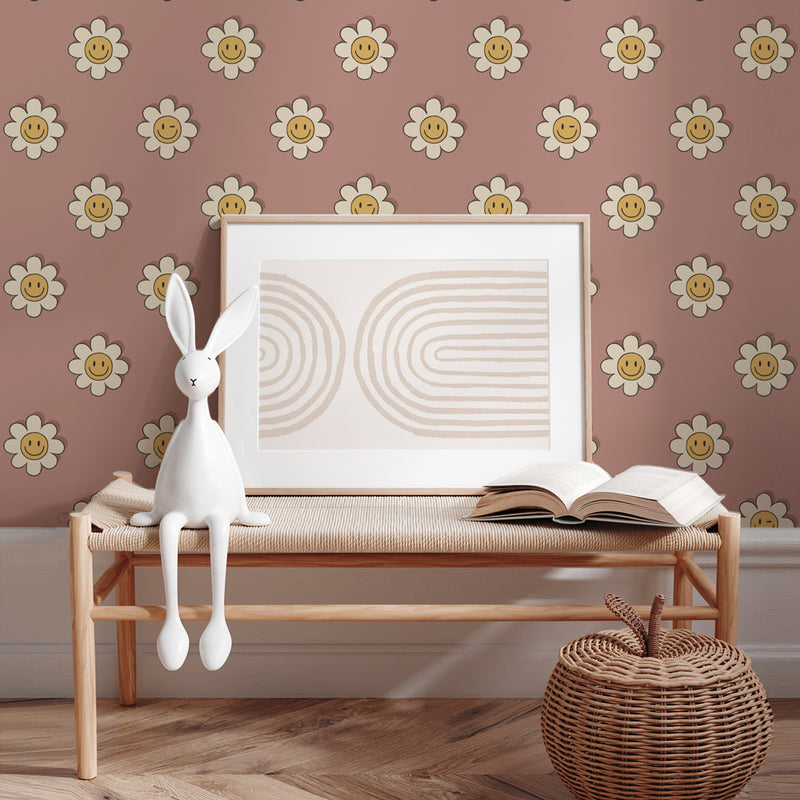 Wallpaper on roll - Dandy Daisy